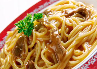 Greek Pheasant Pasta