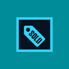 Modern Flat App Button