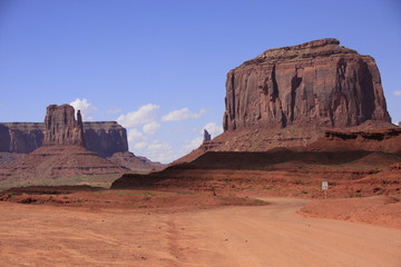 Fototapeta na wymiar dyck à Monument Valley