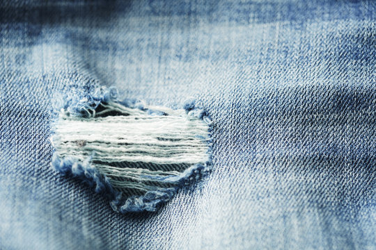 Close Up Frayed Jeans