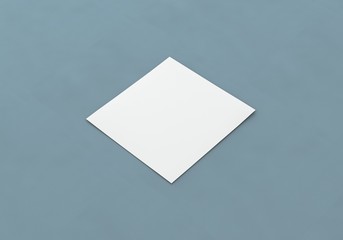 Flyer Broschüre quadrat auf Hintergrund