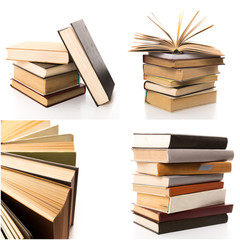 Books collage