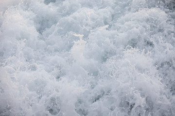 The sea foam