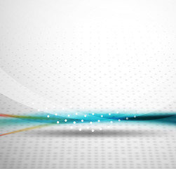 Obraz premium Colorful wave line, abstract background with light and shadow