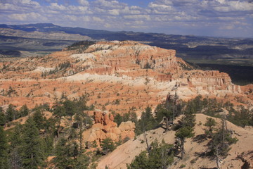 Fototapeta na wymiar paysage d'érosion au Bryce Canyon