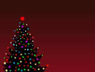 Obraz premium Christmas tree