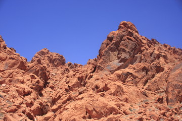 Fototapeta premium reliefs de la vallée de feu