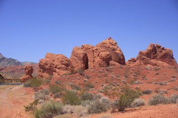 Fototapeta premium des rochers dans la vallée de feu
