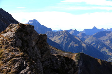 Fototapeta premium Blick von der Kanzelwand