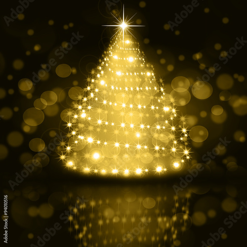 &quot;Christmas gold tree&quot; Stock photo and royalty-free images on Fotolia.com - Pic 94010516