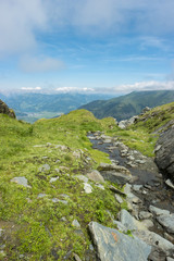 Obraz premium hiking in bavaria and european alps