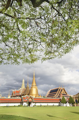 Wat Phra Kaew or The Emerald Buddha in The Grand Palace Complex, Bangkok, Thailand