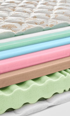 Memory foam - latex mattress cross section - hi quality modern