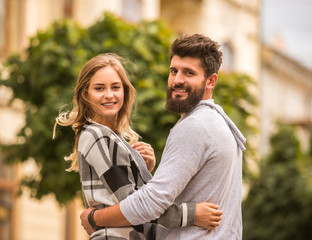 Couple on walk