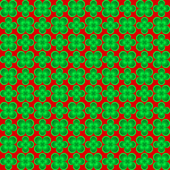 Abstract flower seamless pattern. Editable vector. Eps 10