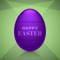 Happy easter egg design. Editable vector. Eps 10