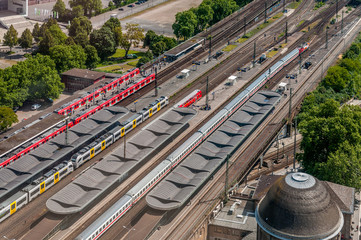 Obraz premium Köln - Bahnhof Deutz