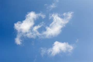 Obraz premium Cloud in blue sky