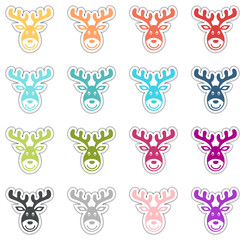 icône renne de Noël