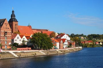 Obraz premium Havel in Havelberg