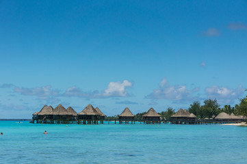 Paradise view of Rangiroa atoll, French Polynesia