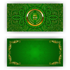 Naklejka premium Elegant template for vip luxury invitation