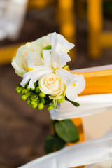 Wedding Chair Flower Decor