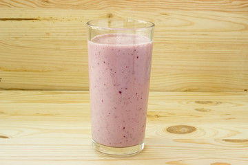 Smoothie with strawberry