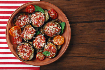 Baked vegetables for breakfast