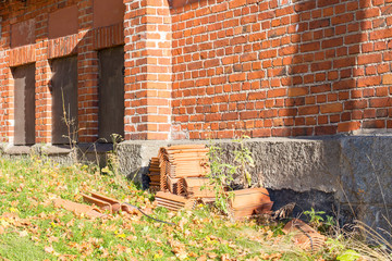 Naklejka premium Repair the roof