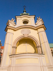 Fototapeta premium Part church of Sts. Archangel Michael in Sandomierz , Poland