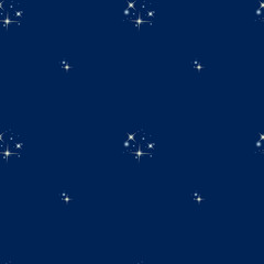 Starry sky seamless pattern