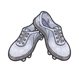 Football boots. Soccer boots. 