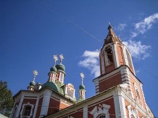 Симеоновская церковь в Переславле-Залесском вид снизувверх / The Church of St. Simeon in Pereslavl-Zalessky.