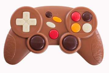 Video game controller made of chocolate © zaschnaus