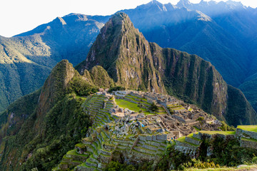 Machu Picchu ruins in Peru