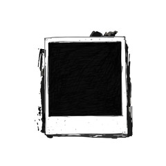 Vintage drawing photo frame