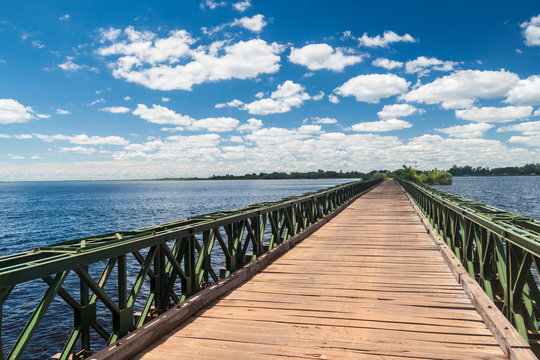 Bridge in Nature Reserve Esteros del Ibera, Argentina