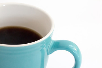 Close up of coffee in a cup