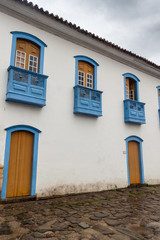 House in an old colonial town Paraty, Brazil