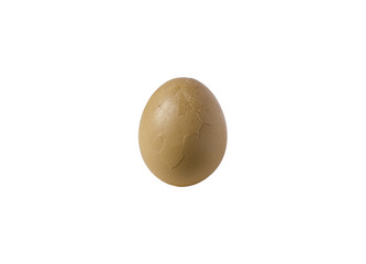 Broken egg isolated