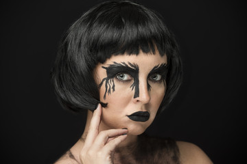 Fototapeta premium Dramatic Face Paint