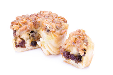 scotch butter on white background