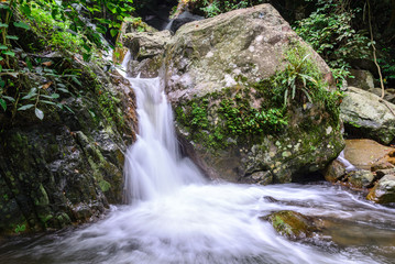 Krok E Dok waterfall in national park, Saraburi Thailand.