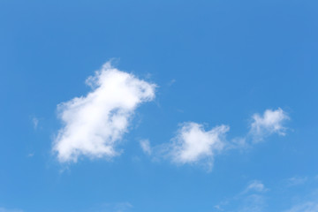 Cloud on blue sky in the daytime.
