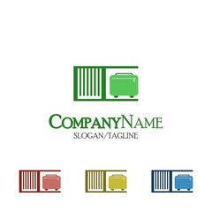 Travel Plane logo icon vector