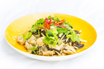 Stir fried Chicken with Ginger