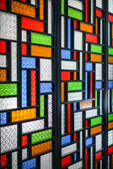 Fototapeta premium colorful glass window