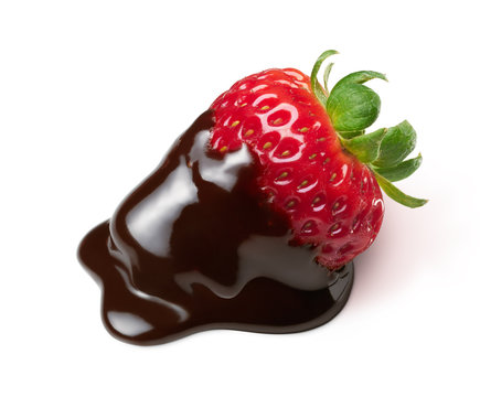 strawberry with chocolate dipped