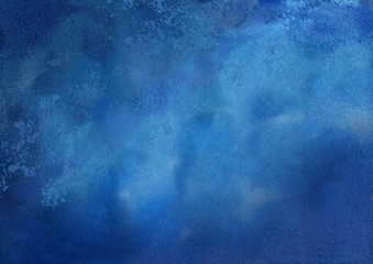 Abstract Blue Watercolor Background - 94042593